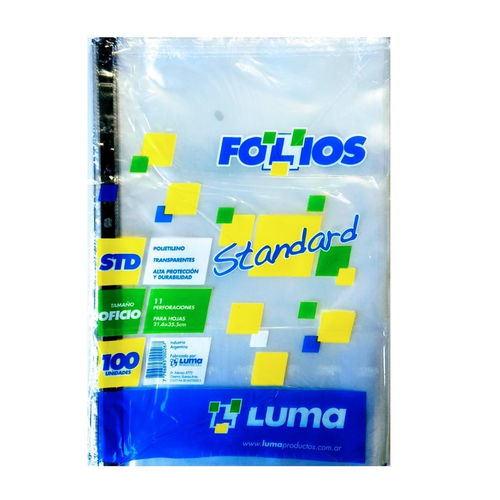 FOLIO OFICIO X100 STANDARD LUMA 