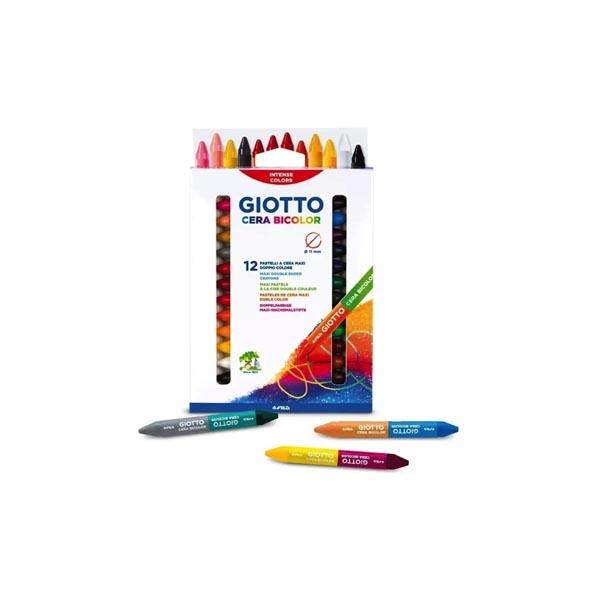 CRAYON GIOTTO BICOLOR X12 