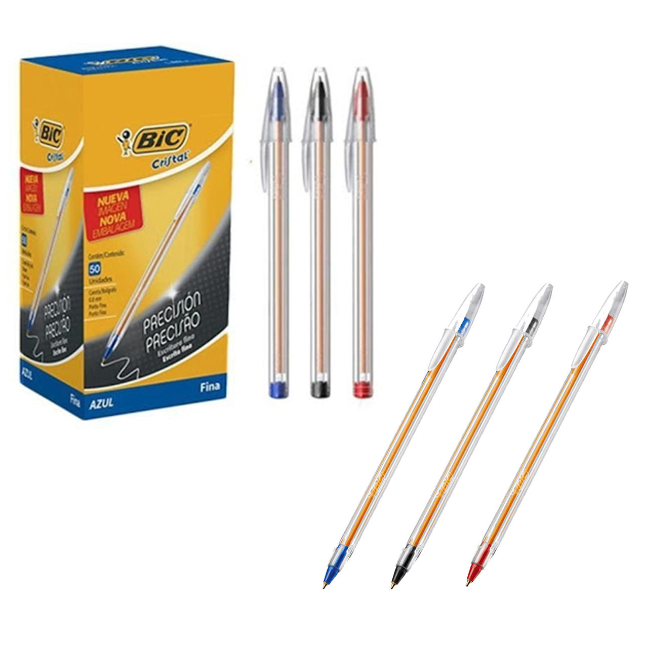 BOLIGRAFO FINE PLUS 0.8 MM BIC 