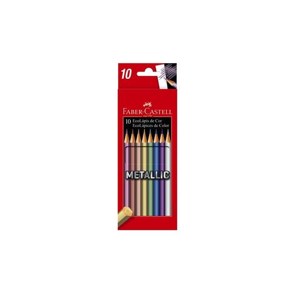 Lápices Faber Castell Metalizado x 10 unidades