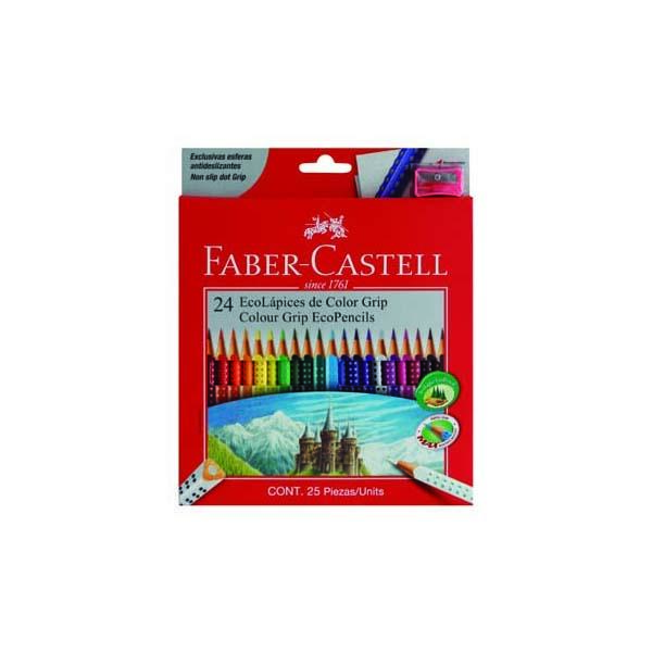 Lápiz Faber Castell * 24 Con Grip