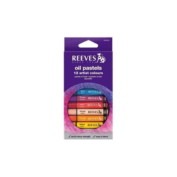 Oleo Pastel Reeves X 12 Grueso