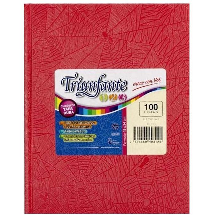 Cuaderno 123 Tapa Dura de 100 hojas