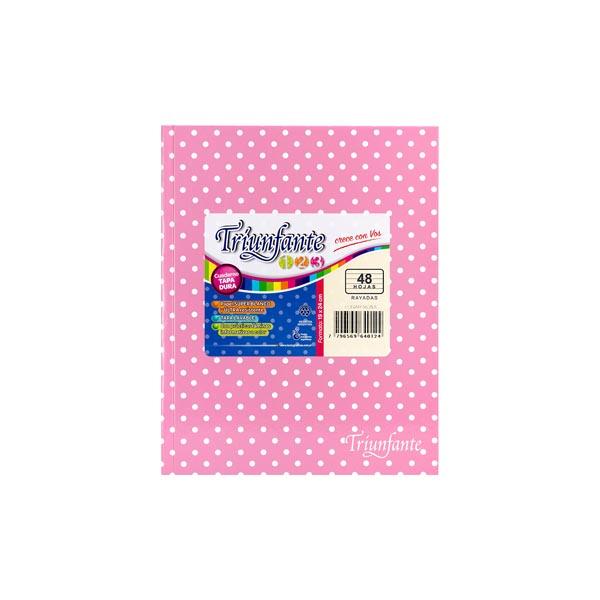 CUADERNO TRIUNFANTE 16X21  X50 HOJAS LUNARES 