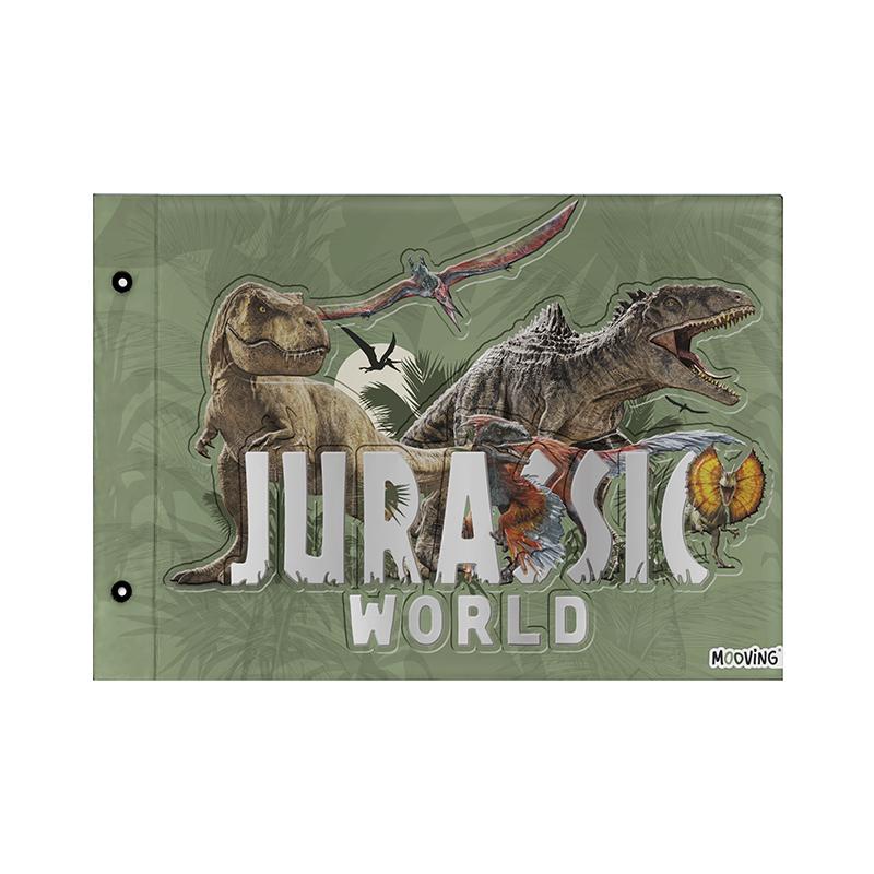 CARPETA MOOVING Nº5 2 TAPAS JURASSIC WORLD (1004232)