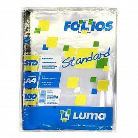 FOLIO A4 STANDARD X100  LUMA 