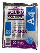 FOLIO a4 EQUIPO COMERCIAL PP X100 LUMA 