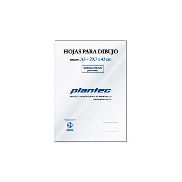 Papel Dibujo Plantec A4 de 106 grs x 10