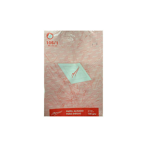 Papel Romani 35/50 de 106 g x 10 unidades