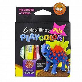 Plastilinas Flúo x 6 unidades