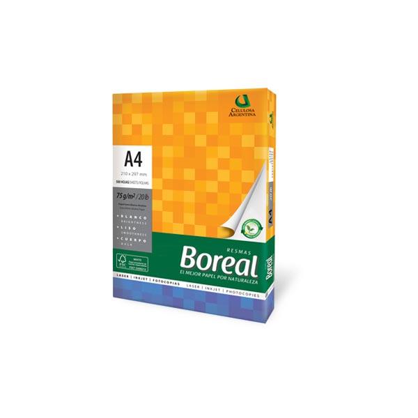 Resma Boreal Tamaño A4 de 75 g