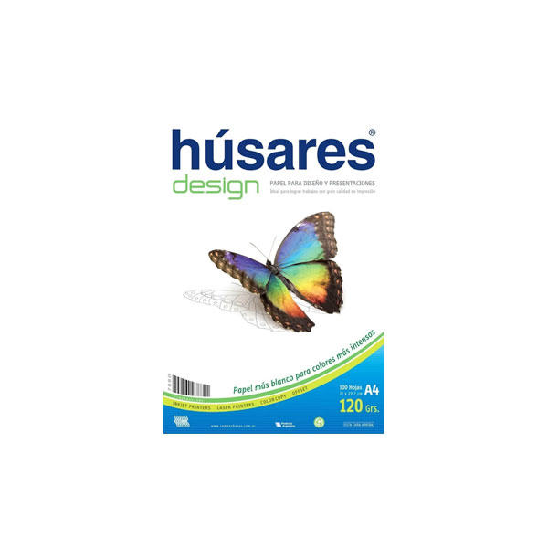 RESMA A4 120 GRS X100 HOJAS HUSARES 