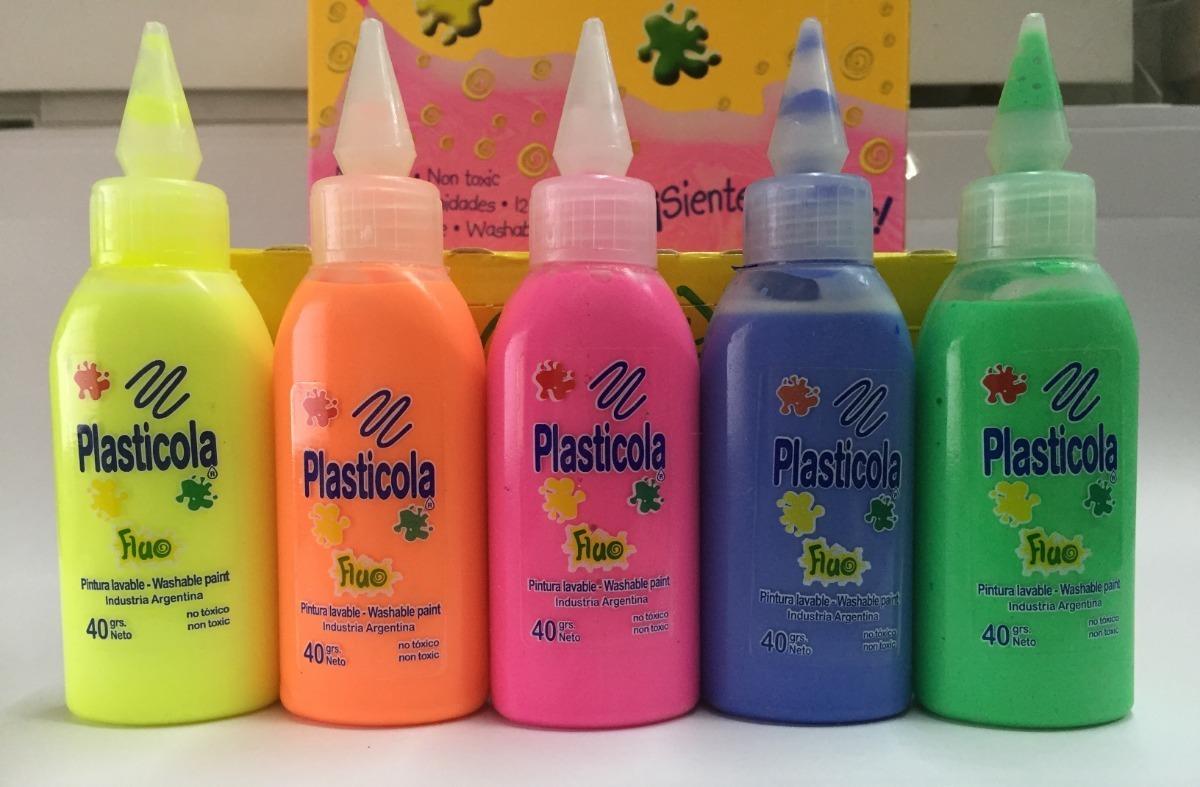 ADHESIVO PLASTICOLA FLUO 40 ML 