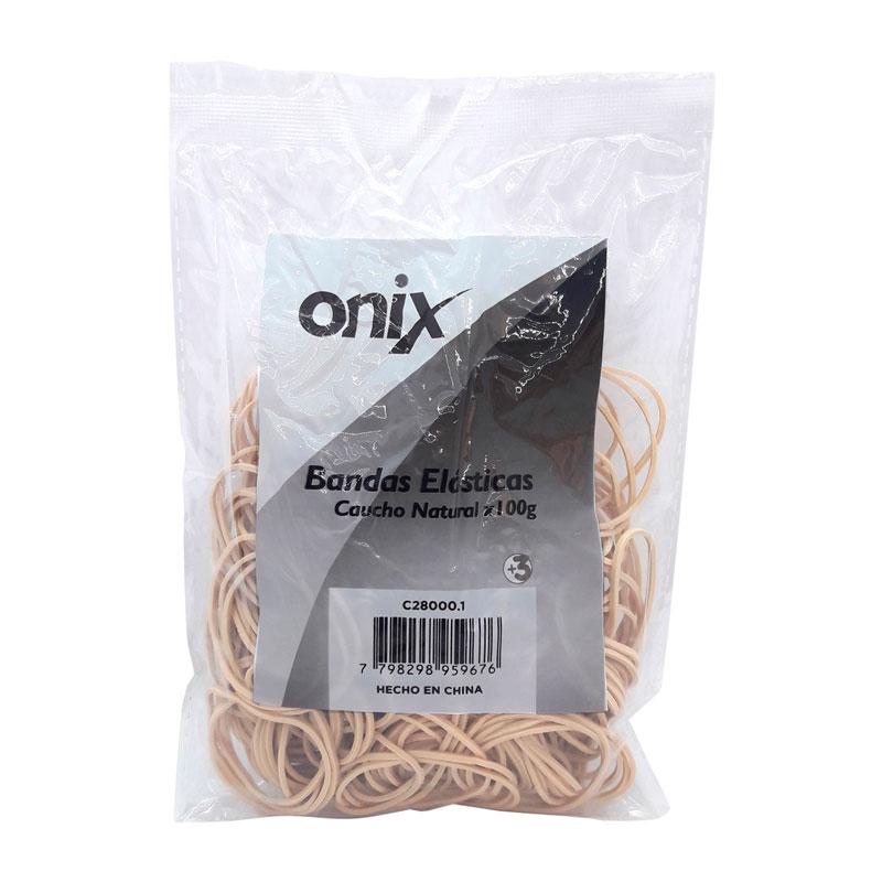 BANDA ELASTICA CAUCHO  100 GRS BOLSA ONIX