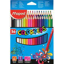 Lápiz Maped X 36 Largo Color Peps