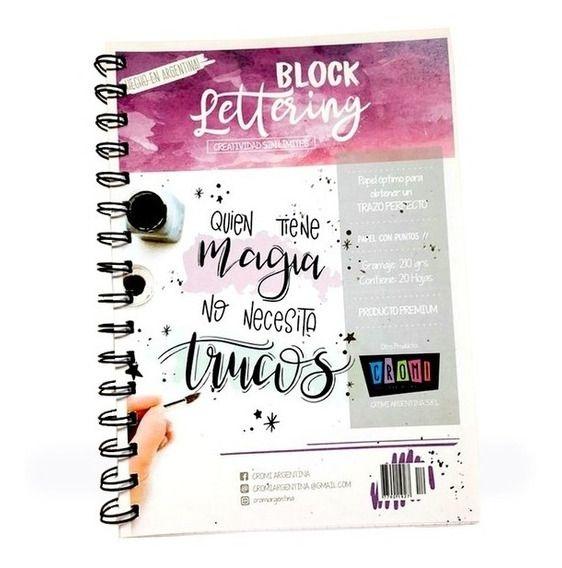 Block para Lettering A4 de 210 g