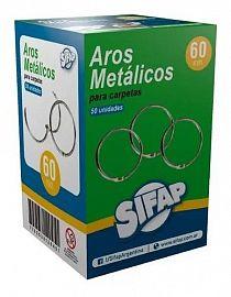 Aros Metalicos 60 Mm Sifap X50