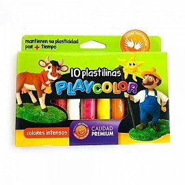 Plastilinas x 10 unidades play color 