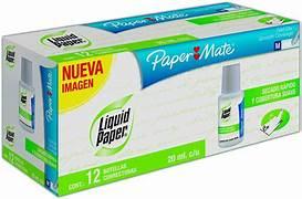 CORRECTOR PAPER MATE  EN FRASCO 20 ML