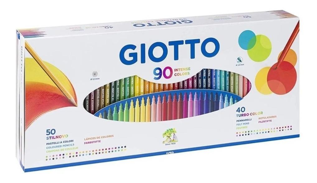 SET 90 GIOTTO 50 LAPICES +40 MARCADORES TURBO 