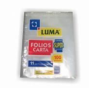 FOLIO CARTA X100 STANDARD LUMA 