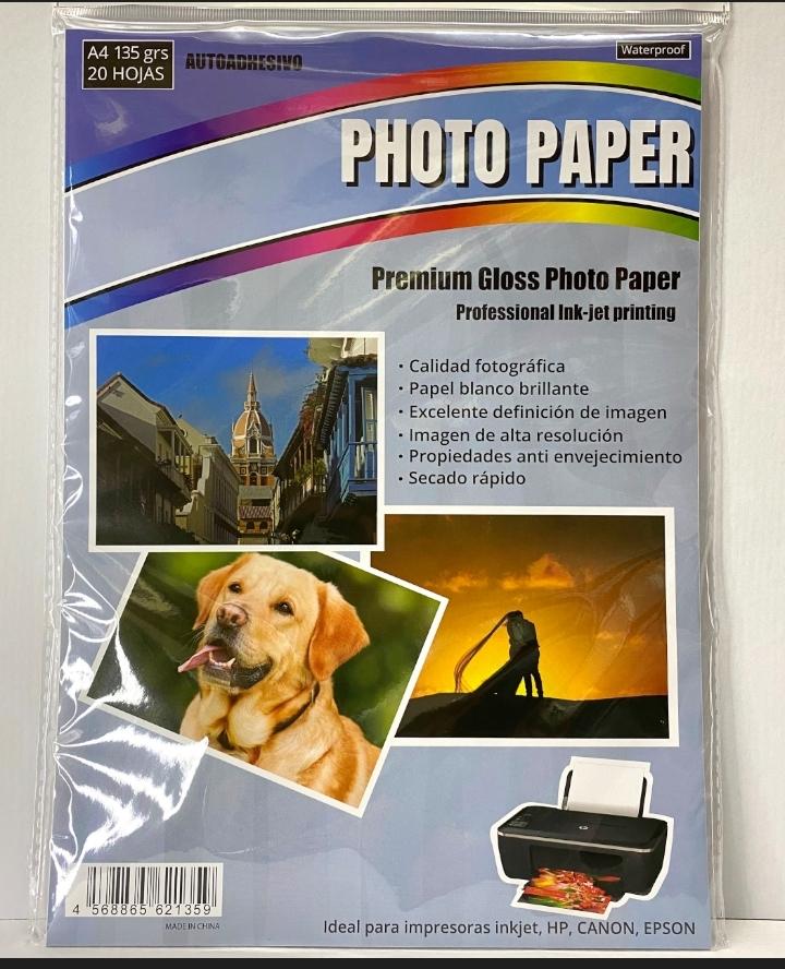 PAPEL FOTO GLOSS A4 150 GRS REXON 