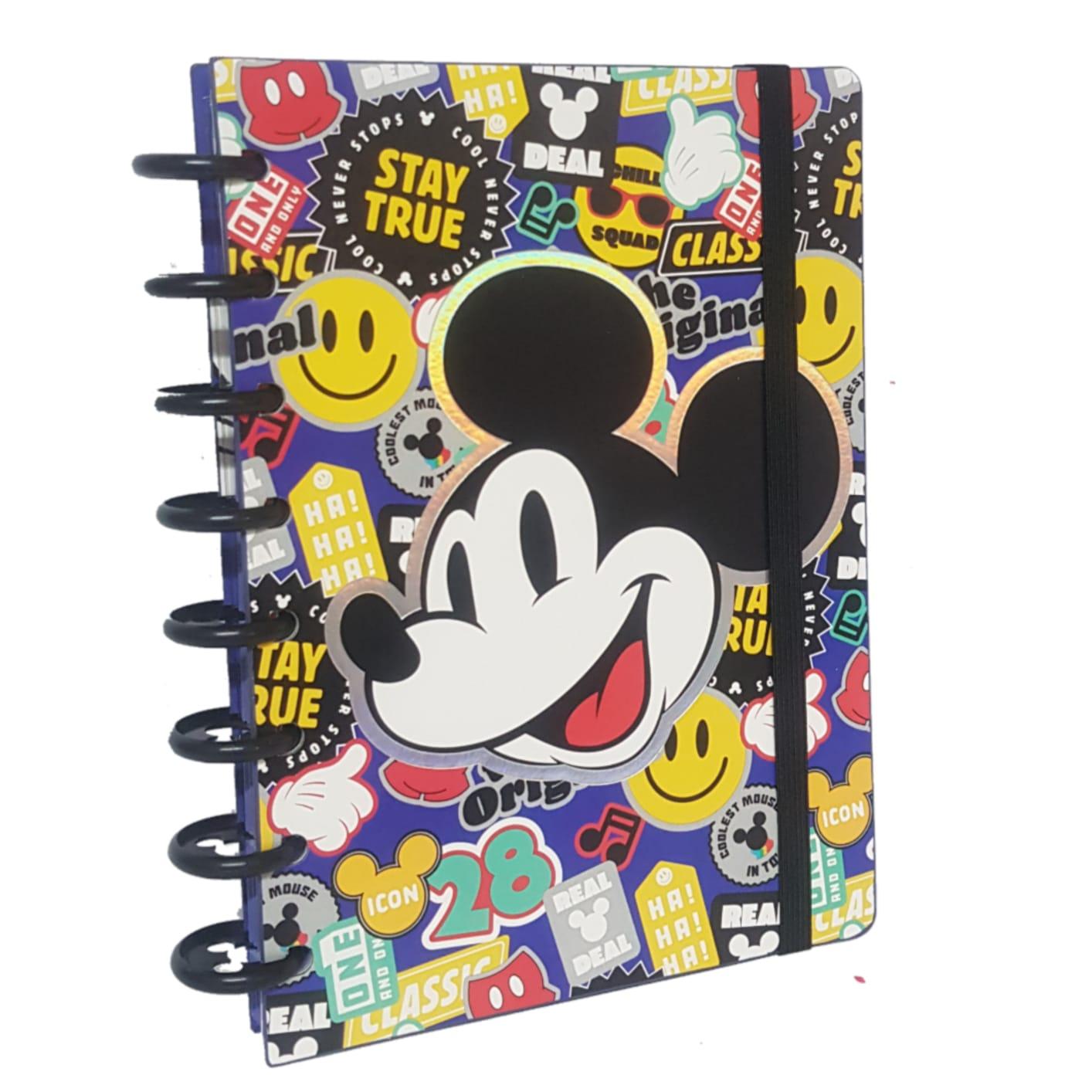 CUADERNO MOOVING LOOPS A5  X80 HOJAS  MICKEY MOUSE