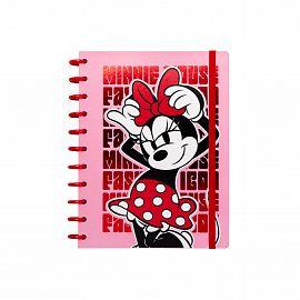 CUADERNO MOOVING LOOPS CARTA X 80HOJAS MINNIE MOUSE 