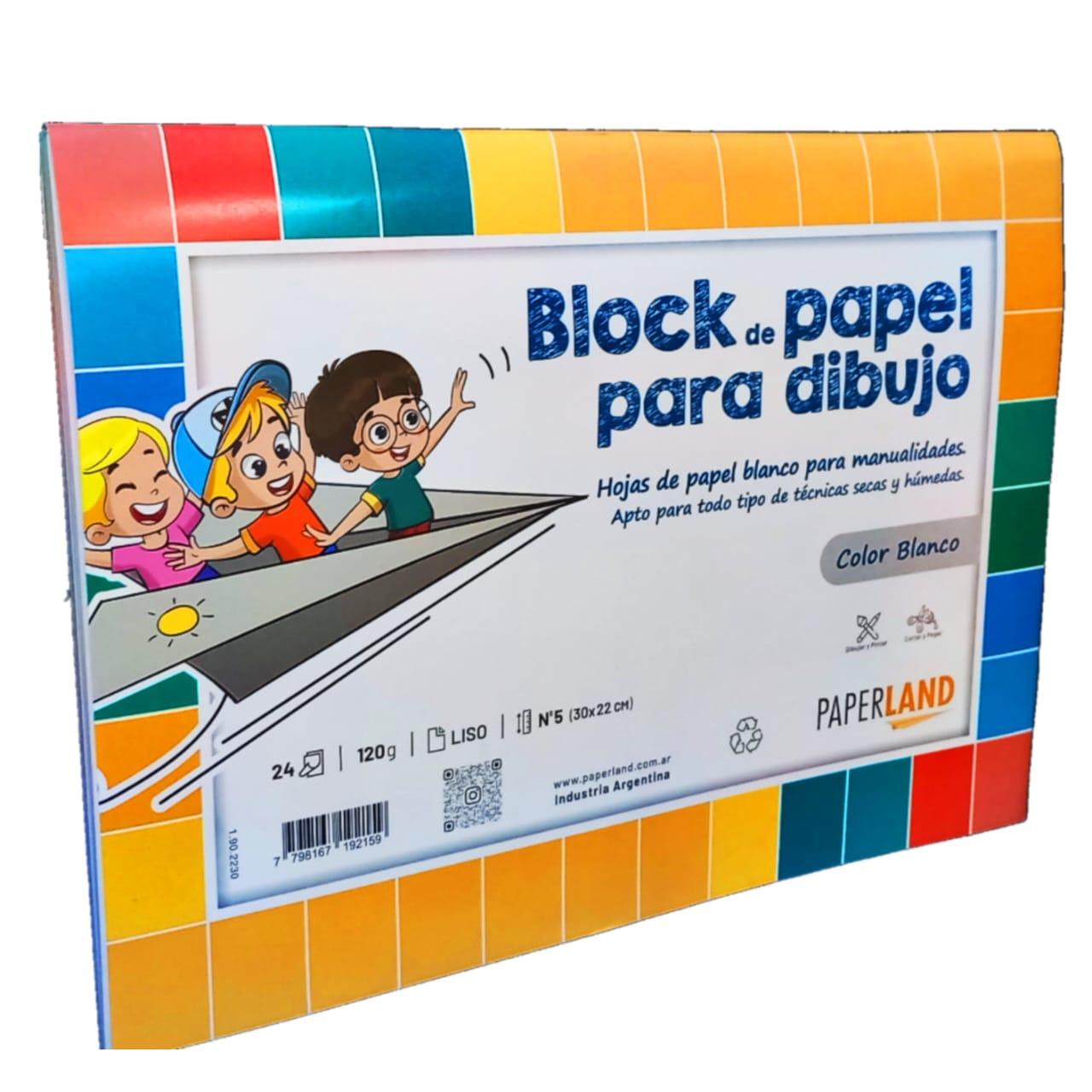 BLOCK Nº5 BLANCO PAPERLAND 