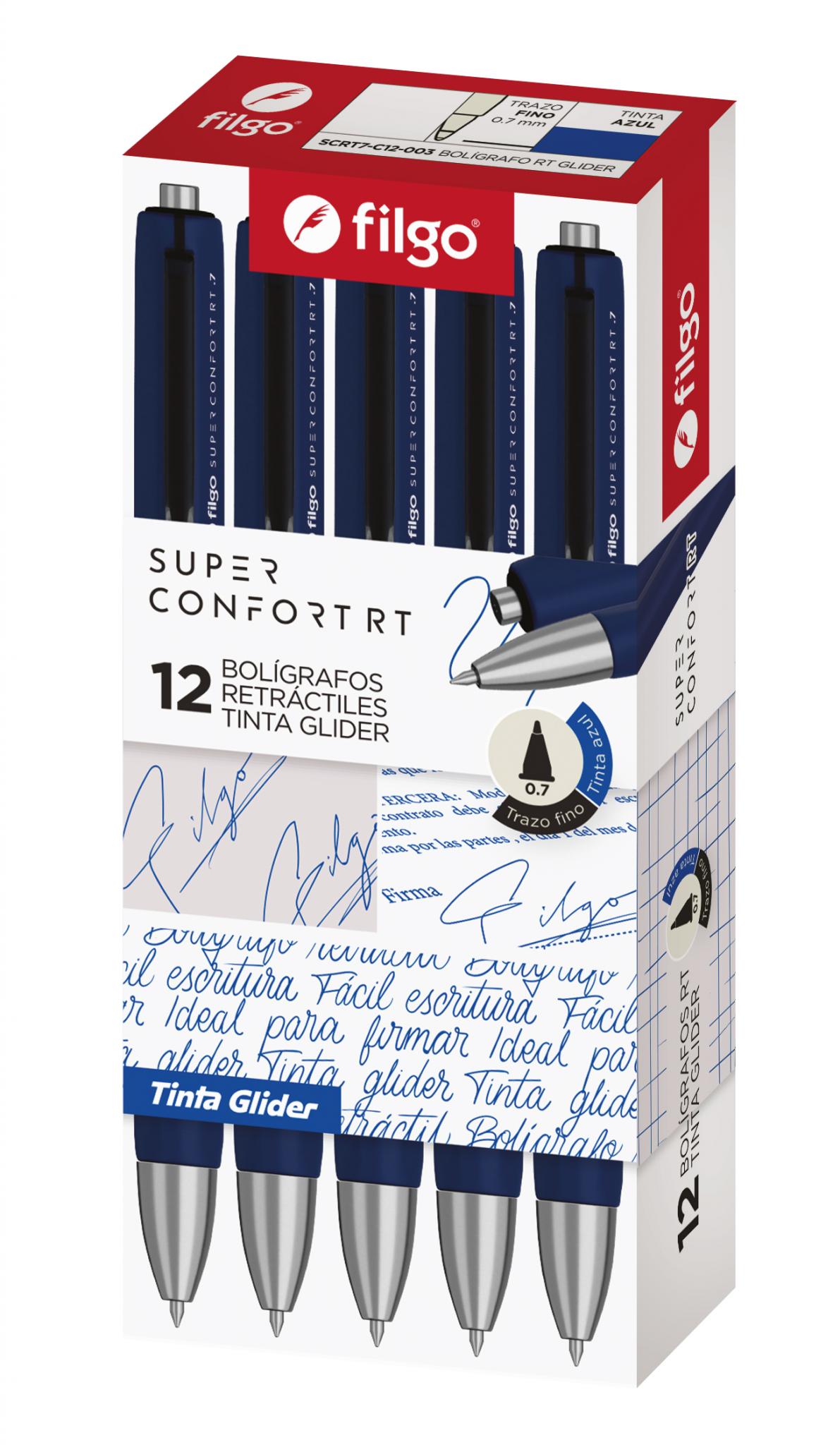 BOLIGRAFO SUPER CONFORT RT  0.7 X12 FILGO 