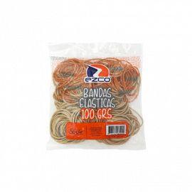 BANDA ELASTICA CAUCHO BOLSA X100 GRS EZCO 