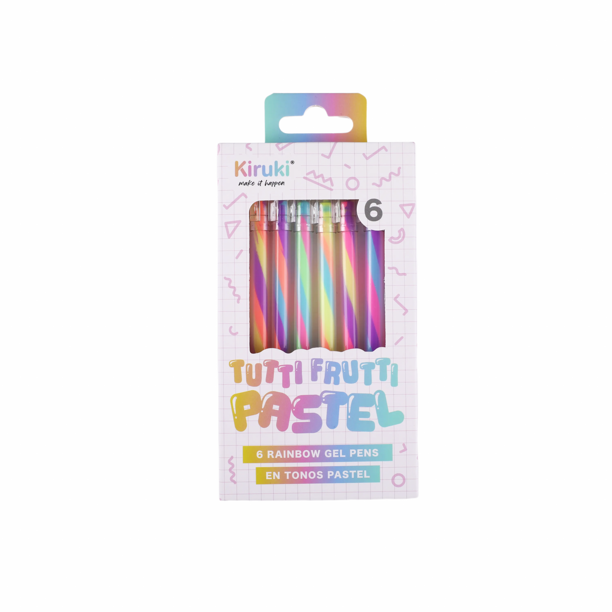 ROLLER TUTTI FRUTTI PASTEL X6 KIRUKI