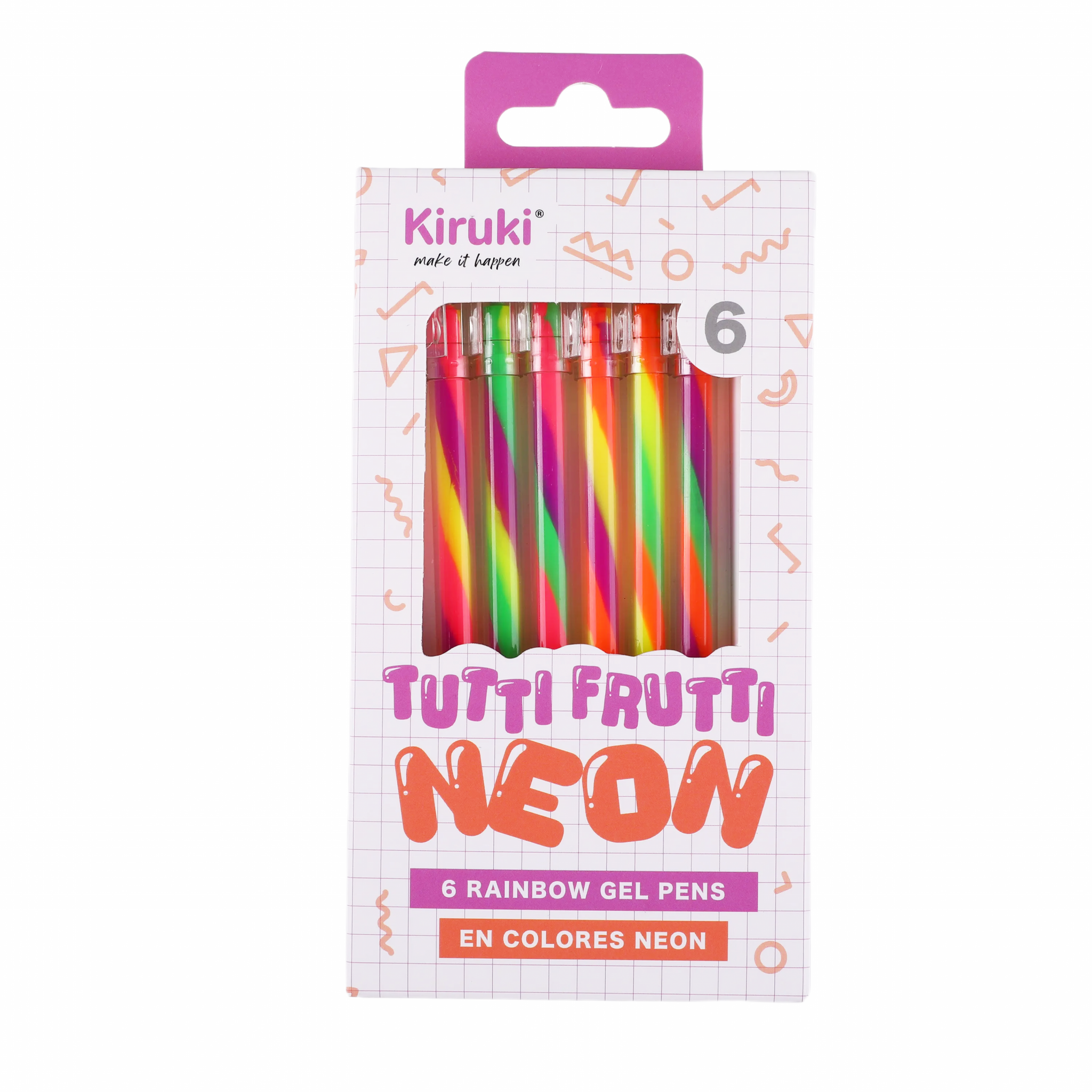 ROLLER TUTTI FRUTTI FLUO  X6 KIRUKI