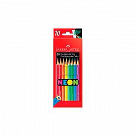 LAPIZ NEON X10 FABER CASTELL 