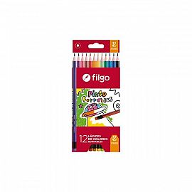 LAPIZ COLOR FILGO X12U. LARGOS BORRABLES (PN201G-E12)