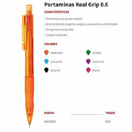 PORTAMINA REAL GRIP 0.5 /0.7 