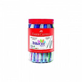 Bolígrafo Faber Castell Trilux x 48 unidades