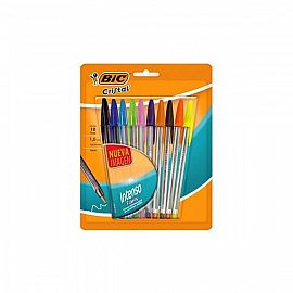 BOLIGRAFO BIC CRISTAL X10 1.6 