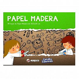 Block de Dibujo Nro. 5 Papel Madera