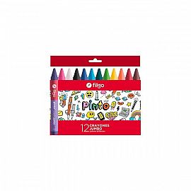 CRAYON DE CERA FILGO PINTO JUMBO X12U. (WXCJ-E12-SUR)