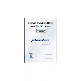 Papel Dibujo Plantec A4 de 106 grs x 10