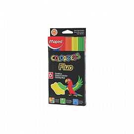 Plastilinas Flúo x 6