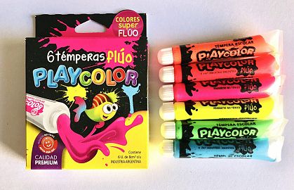 TEMPERA FLUO X6 PLAY COLOR 