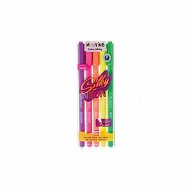 ROLLER BALL MOOVING TINTA GEL FLUO X 5U. V/COLORES (3071205/1105)