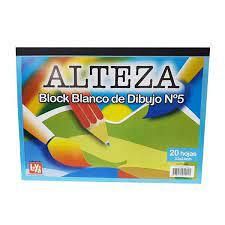 Block de Dibujo Nro. 5 - Blanco