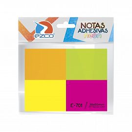 NOTAS ADHESIVA FLUO X40 COD.E 701 EZCO 