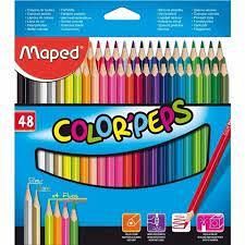 Lápiz Maped X 48 Largo Color Peps