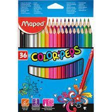 Lápiz Maped X 36 Largo Color Peps