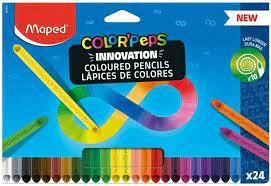 LAPICES DE COLORES MAPED COLOR PEPS INFINITY X 24 LARGOS (861601)