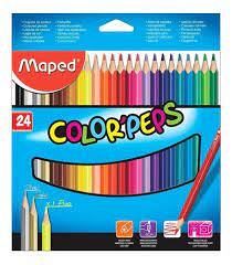 LAPIZ COLOR X24 LARGO MAPED 